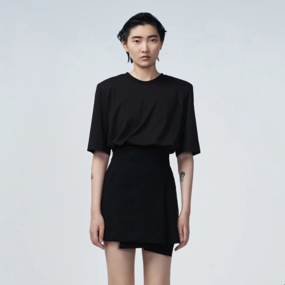 JNBY  Draped Mini Skirt (Large) Brand New